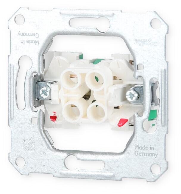 Elso 111200 Ausschalter-Einsatz, 2polig, Steckklemme, 10A, Einsätze