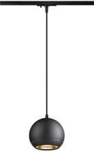 SLV LIGHT EYE 150 Spot- und Pendelleuchten für Hochvolt-Schienen-Systeme, Ø15cm, GU10, 1x max.13W