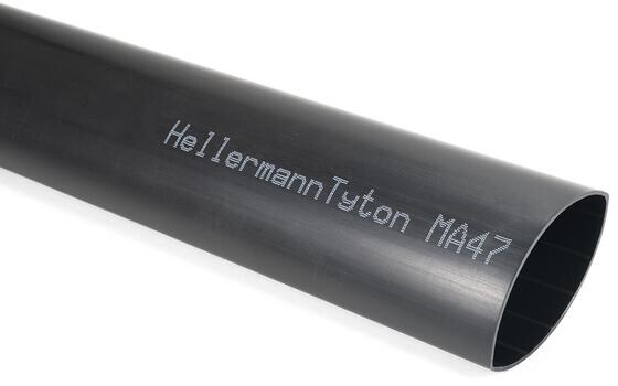 Hellermann MA47-95/30-PO-X-BK Warmschrumpfschlauch, 3:1, 1m, schwarz (323-20950)