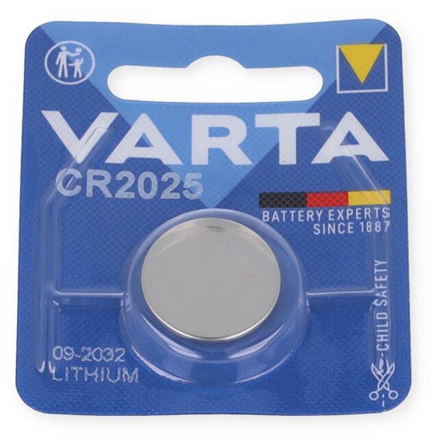 VARTA CR2025 Lithium-Batterie 3V 170mAh