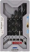 Bosch Robust Line Holzspiralbohrer-Set Ø3-10mm, 7-Teilig, grau (2607017034)