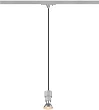 SLV PURI 2.0 Basic Pendelleuchte für 1 und 3-Phasen-Hochvolt-Schienensystem, GU10, 1x max.6W, Pendellänge 200cm