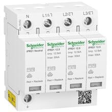 Schneider Electric Kombiableiter Typ 1+2, Acti9 iPRD1 12.5r, 3P+N, 400V AC, Imax 50kA (A9L16482)