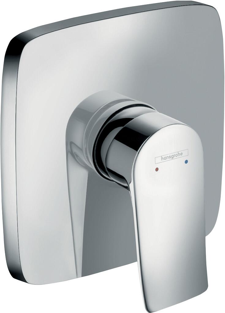 hansgrohe Metris Einhebel-Duscharmatur Unterputz für iBox universal, Messing, 29 l/min, Chrom (31456000)