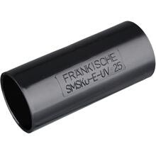 Fränkische SMSKu-E-UV 63 sw Kunststoff-Steckmuffe, 63mm, schwarz (22551063), 5 Stck.