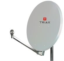 Triax Hit FESAT 75 LG Offset-Parabolreflektor, lichtgrau