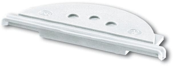 Busch-Jaeger 2134 W-54 Leitungseinführung 2-fach geschlossen, alpinweiß, ocean (IP 44) (2CKA001761A1507)