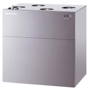 Maico WS 320 BRET Zentrales Lüftungsgerät, 36W, 80m³/h-320m³/h, Bypass und Enthalphie-Wärmetauscher, Zu- und Abluft rechts, verkehrsweiß (0095.0266)