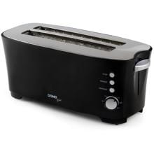 DOMO DO961T Toaster,für 4 Toasts, 7 Leistungsstufen, schwarz