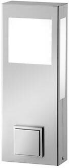 CMD Standleuchte Aqua Paulo kurz mit Steckdose 39/ST, 18W, 2G11, edelstahl