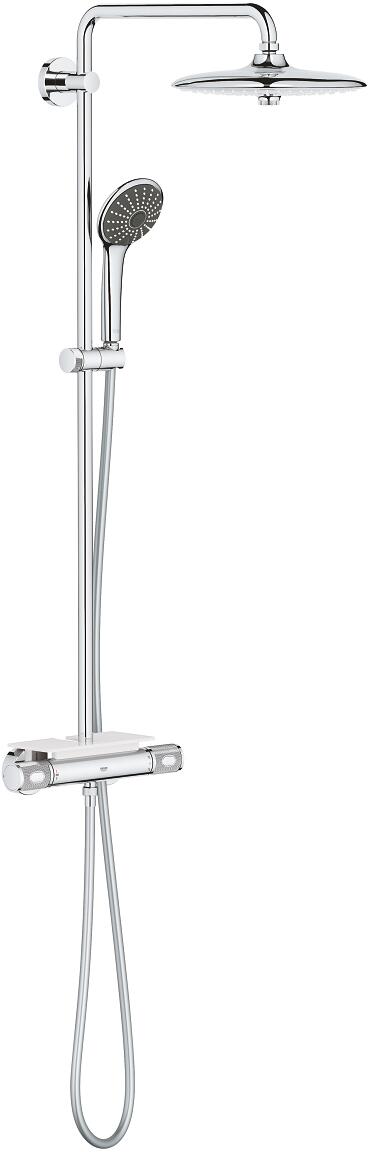 GROHE Vitalio Joy 260 Duschsystem, zur Wandmontage, EcoJoy, chrom (26403002)