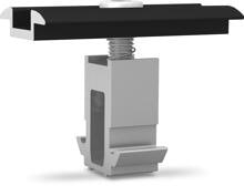 K2 Systems 2002609 Dome-Clamp Mittelklemme, 30-50mm, schwarz