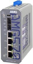 Hanwha Vision 6-Port PoE L2+ Industriell verwalteter Switch (AMG570-2GBT-2GAT-2S-P240/HWEU)
