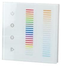 Brumberg RGB+TW-Funk-Wandpanel für 18190000 zur Ansteuerung von RGB+TW-LED-Modulen, weiß (18206070)