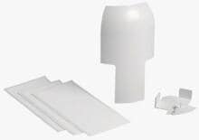Hager SL20055819016 Abzweig auf EK 40x40mm hfr zu Sockelleistenkanal SL 20x55mm, verkehrsweiß