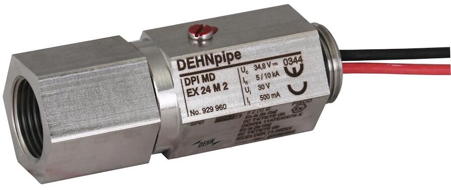 Dehn DPI MD EX 24 M 2 Überspannungsableiter DEHNpipe Ex (i) mit M20x1,5 Innen- und Aussengewinde (929960)