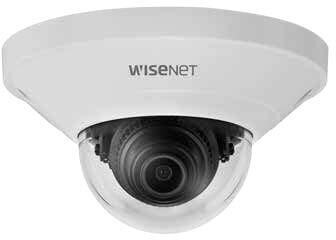 Hanwha Vision 2MP Netzwerk-Dome-Kamera, 2MP, 4 mm festes Objektiv, Max. 30fps@2MP, Bewegungserkennung, weiß (QND-6021)