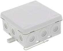 Wiska KA 012/5 LG Abzweigkasten, 86x86x41mm, mit Klemmeinsatz, IP55, Kunststoff, lichtgrau (10109586)