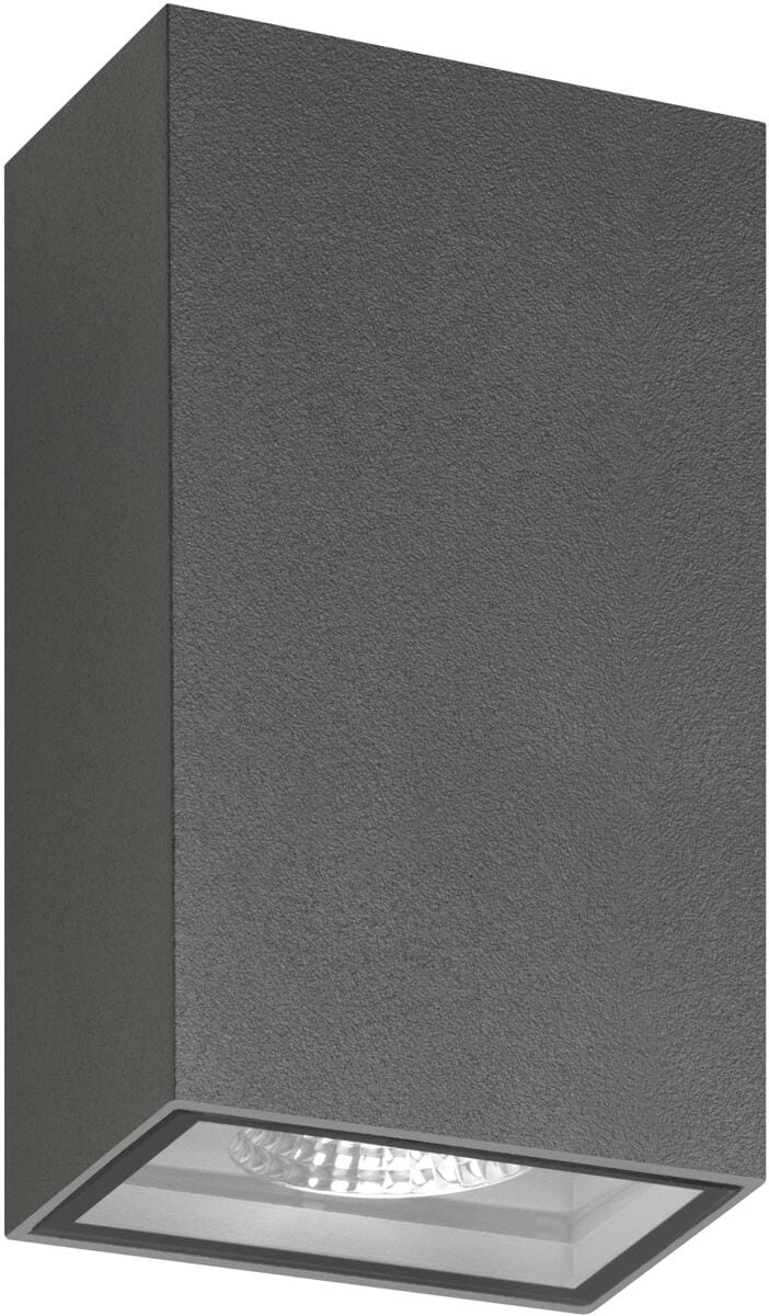 LCD Up- und Down Wandleuchte Typ 5011, 2x6W, 2x456lm, 3000K, graphit (5011)
