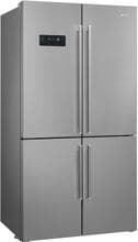Smeg FQ60XDE French-Door Stand-Side-by-Side Kombination, 91 cm breit, 541 L, LED-Beleuchtung, Edelstahl-Optik mit Anti-Finger-Protektion