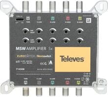 Televes MS510VGQ NevoSwitch Verstärker, 5 Eingänge, 12dB/15dB (714508)