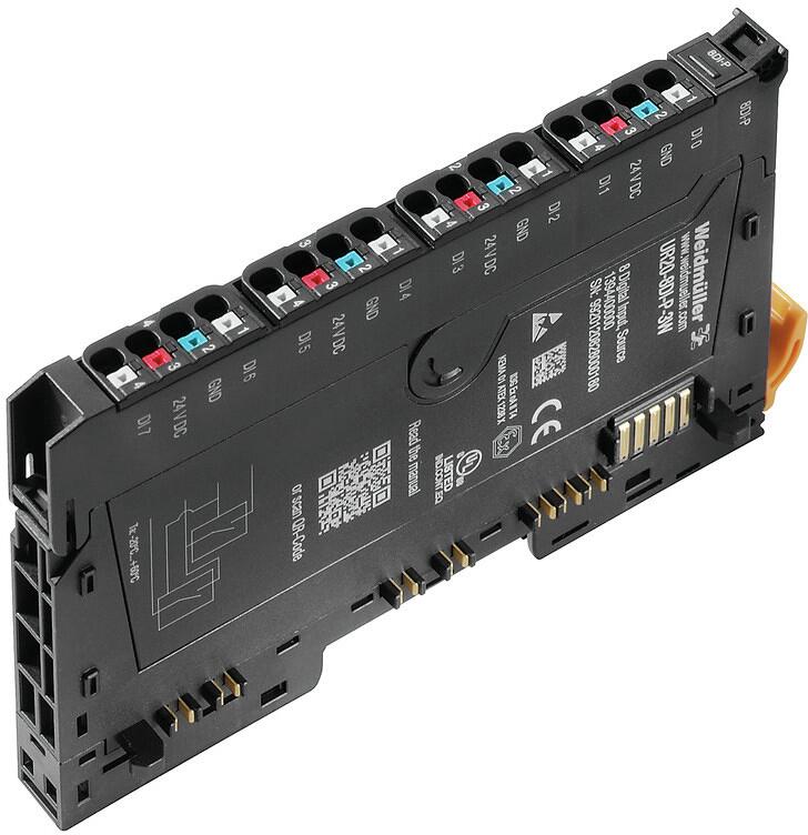 Weidmüller UR20-8DI-P-3W Remote-IO-Modul, IP20, Digitalsignale, Eingang ...