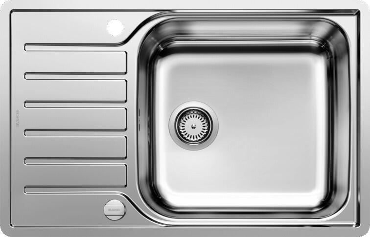 Blanco Lantos XL 6 S-IF Compact Edelstahlspüle mit Ablauffernbedienung, Edelstahl Bürstfinish (523140)