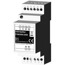 TCS FVW3050-0400 Adapter zum Aufsplitten des Video-2-Draht:BUS Systems av und bv  auf a, b, V1 und V2