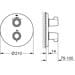 GROHE Grohtherm Special Thermostat-Wannenbatterie, Fertigmontageset für Rapido T, chrom (29095000)