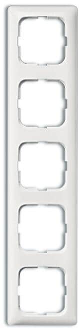 Busch-Jaeger 2515-214K-102 Abdeckrahmen, Reflex Si Linear, 5-fach Rahmen, alpinweiß (2CKA001725A1498)