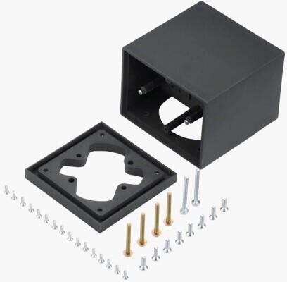 Hager GBZ29005 Gerätebecher Zapfsäule tiefschwarz