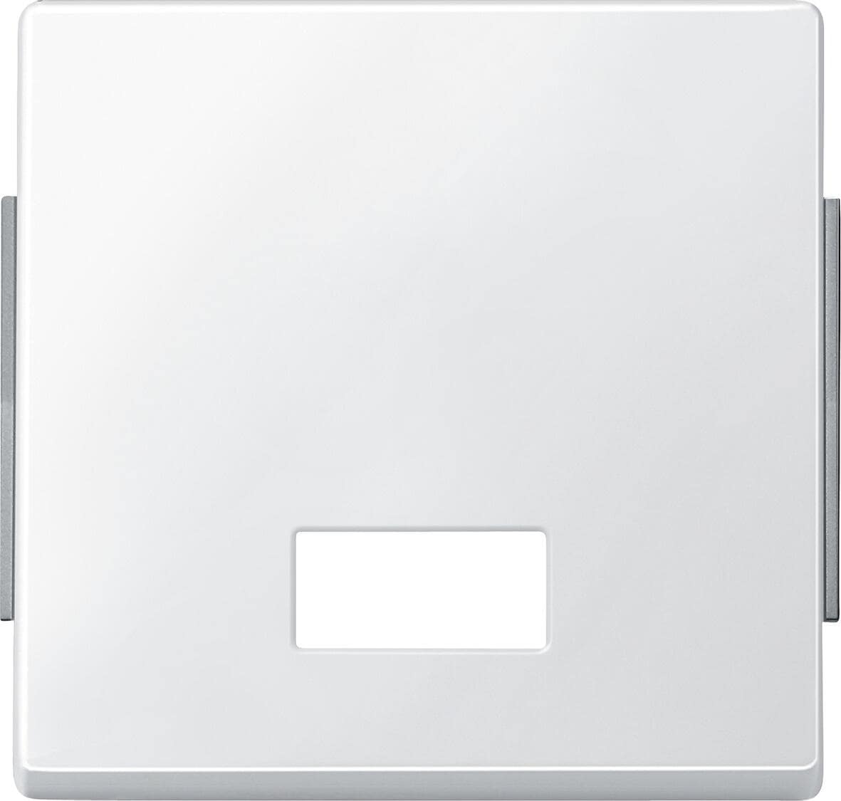 Merten 343819 Wippe mit rechteckigem Symbolfenster, Aquadesign IP 44, polarweiß