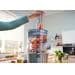 Bosch MUM5XL72 Küchenmaschine mit Waage, 1000 W, 3D Rührsystem & Multifunktionsarm, 3,9 l, grau/silber