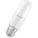 LEDVANCE LED Classic Stick 60 P 8W 827 Frosted E27 Lampe, 806lm, 2700K (LED STICK60 8W)