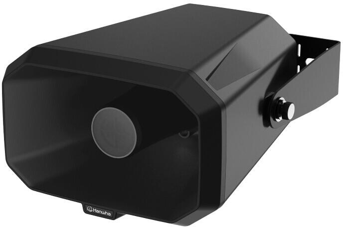 Hanwha Vision SPA-H100B IP Hornlautsprecher, IP66, 10W, 111dB, schwarz