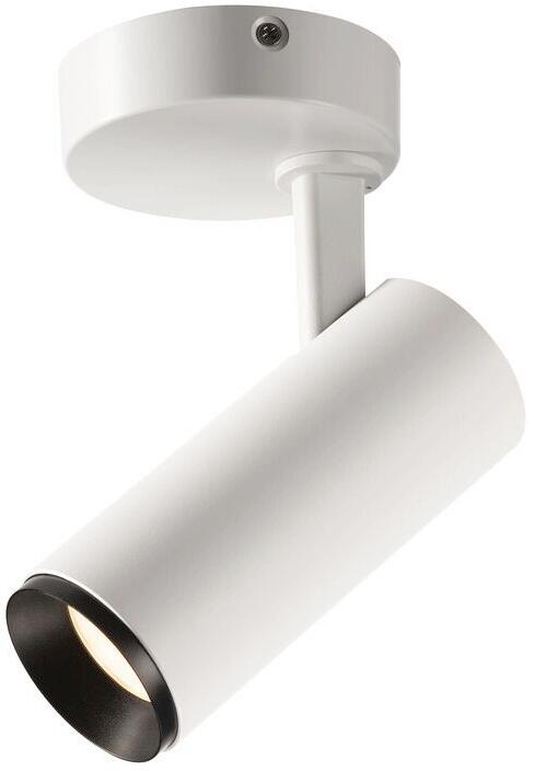 SLV NUMINOS SPOT DALI S Indoor LED Deckenaufbauleuchte 24°, 10,42W, 1100lm, 4000K, weiß/schwarz (1004406)