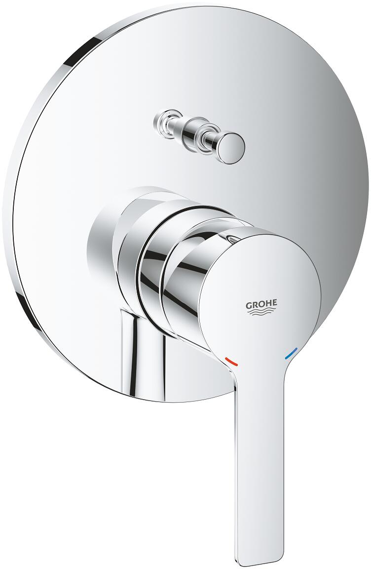 GROHE Lineare Einhand-Wannenbatterie, Fertigmontageset für Rapido SmartBox, chrom (24064001)