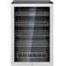 Bomann KSG 7283.1 Glastür-Kühlschrank, 115l, 54cm breit, Kindersicherung, stufenlose Temperaturregelung, schwarz