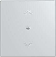 Busch-Jaeger LFDW/A.1.63.11-83 Wippe für Keypad, future® linear, Plattform 63, 1-fach, Symbol Dimmer, alusilber (2CKA006199A0193)
