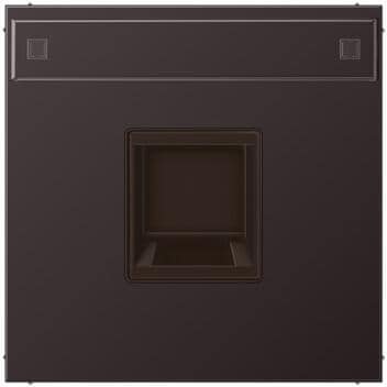 Jung AL1969-1NAWED Abdeckung (gerastet) mit Schriftfeld 12 x 55 mm, Serie LS, dark (lackiertes Aluminium)