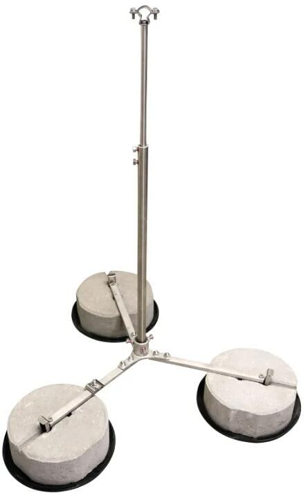 Dehn V DBS RA320 PAE 20 V 600 1180 V2A Variables Dreibeinstativ m. PA-Element f. HVI-Leitung D 20mm -SET- (105469)