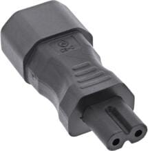 InLine Netzadapter IEC 60320 C14 / C7, 3pol. Kaltgeräte zu 2pol. (16723C)