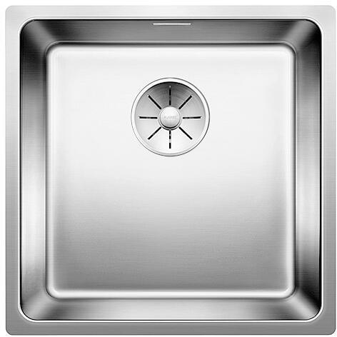 Blanco Andano 400-U Edelstahlspüle ohne Ablauffernbedienung, Edelstahl Seidenglanz (522959)