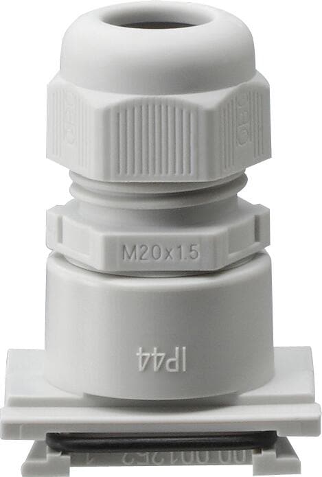 Gira 000630 Kabeleinführung Stutzen-Schieber mit M20 Verschraubung, Wassergeschützt Aufputz System IP 44