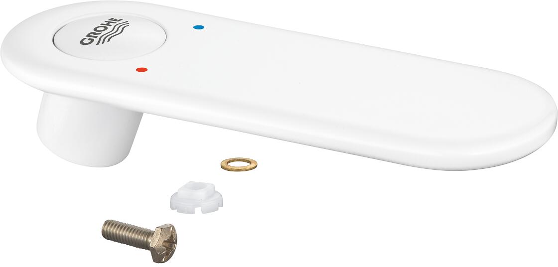 GROHE Hebel, für Einhand-Waschtischbatterie mit niedrigem Auslauf, für Einhand-Bidetbatterie, moon white (46661LS0)
