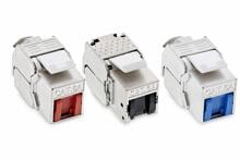 InLine Keystone RJ45 Buchse, SNAP-In, Cat.6a, mit Staubschutz 