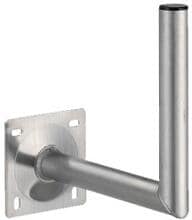 Wisi MN 10 B Winkelwandhalter für Parabolantennen, 400 mm, Ø 50 mm, Aluminium (76829)