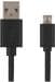 EMOS SM7008BL USB Kabel 2.0 A Stecker, Micro B Stecker, Länge 2m, schwarz (2335076021)