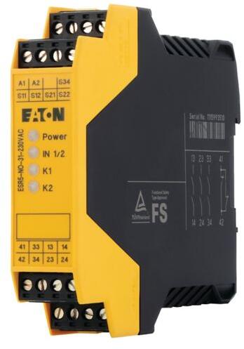 Eaton ESR5-NO-31-230VAC Sicherheitsrelais zur NOT-HALT-/Schutztür-Überwachung, 230 Vac, 3 Freigabepfade (119380)