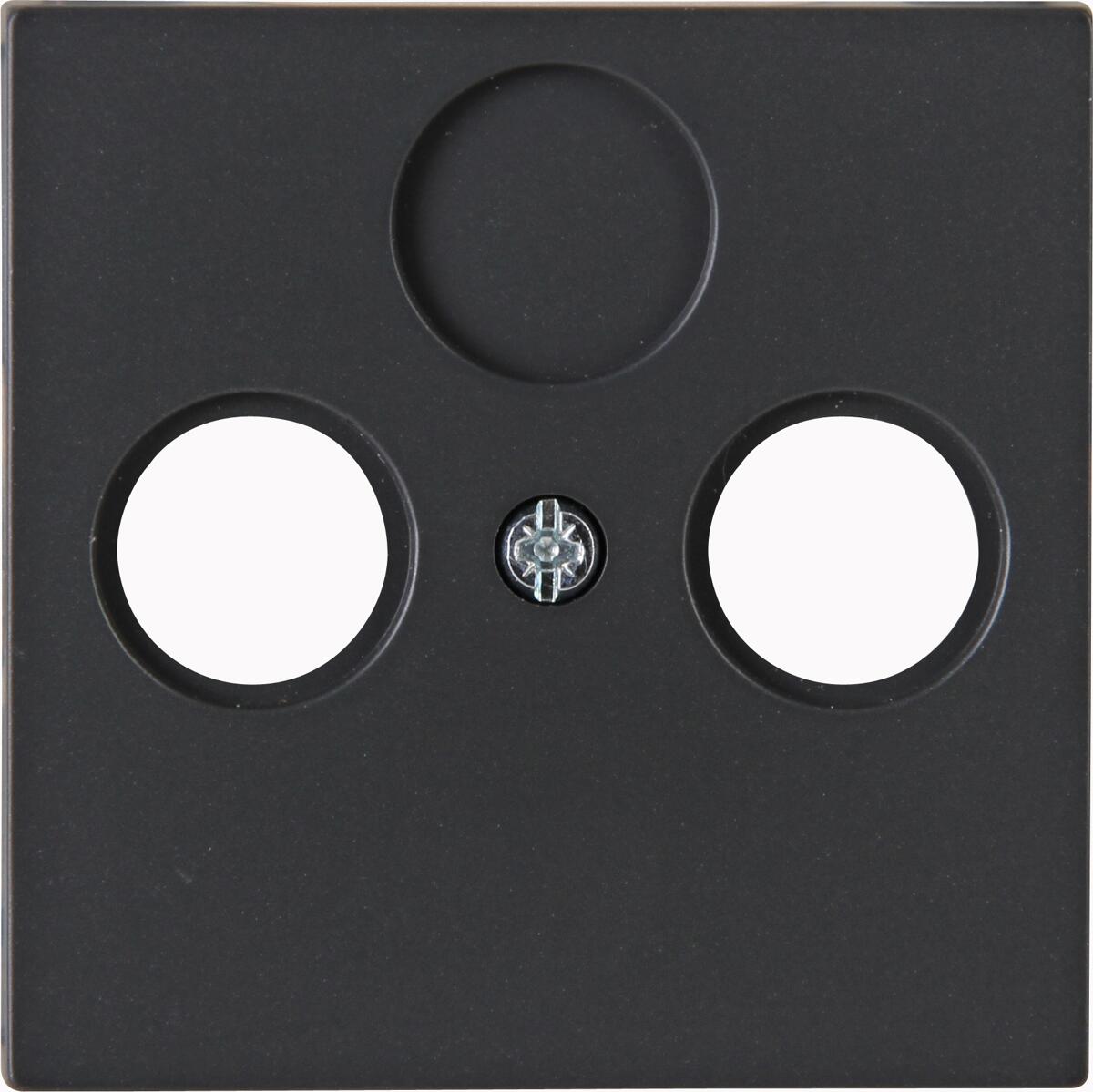Kopp Antennen-Abdeckung TV/RF, HK07, anthrazit (490915004)